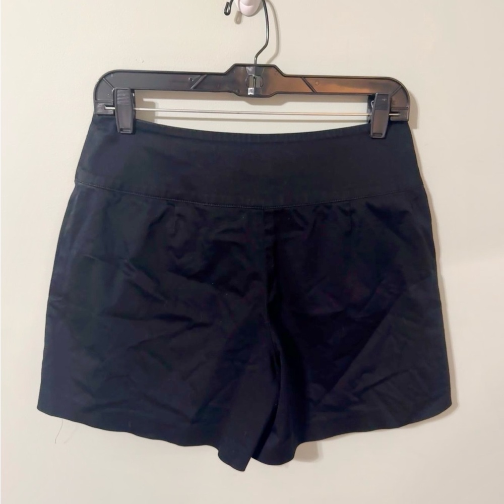 Y2K Vintage Cache Women’s Black Wrap Style Front Skorts Size 4 - Picture 2 of 5